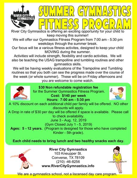 River City Gymnastics Camp